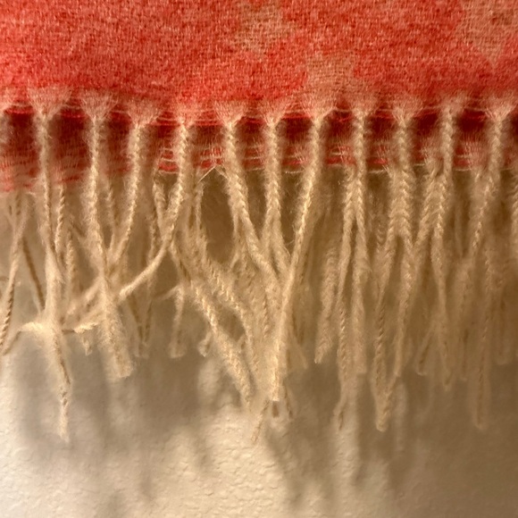 Orange Patterned Scarf - Picture 3 of 3